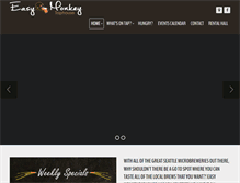 Tablet Screenshot of easymonkeytaphouse.com